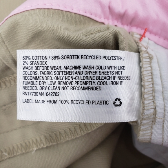 NWT Cat & Jack Girls School Uniform Pants Size 8 - Two Pack Sourdough Beige - Picture 5 of 7